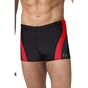 Pánske boxerkové plavky Philip2 čiernočervenej čierna M