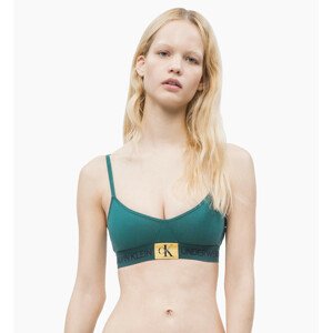 Podprsenka bez kostice QF4919E-ZAY zelená - Calvin Klein S zelená