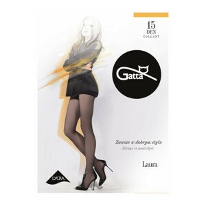 Pančuchy Laura 15 den - Gatta L / XL visone