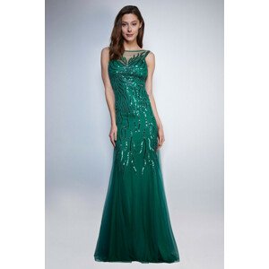 Dámske šaty 16219 - YourNewStyle XL tmavo zelená