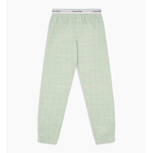 Dámske pyžamové nohavice QS5934E-FPV zelená - Calvin Klein zelená L