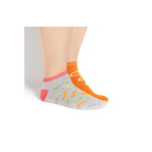Nepárové pánske ponožky SOXO Good Stuff šedá hořčice 40-45