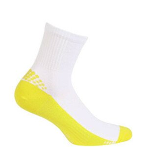 Krátke pánske/chlapčenské vzorované ponožky AG+ bílá 45-47