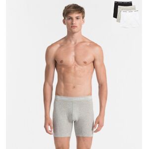 Calvin Klein 3Pack Boxerky Dlhé Grey, White and Black L