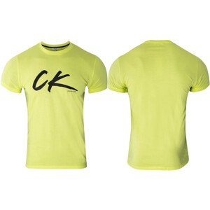 Pánske tričko KM0KM00467-ZAA zelená - Calvin Klein M zelená