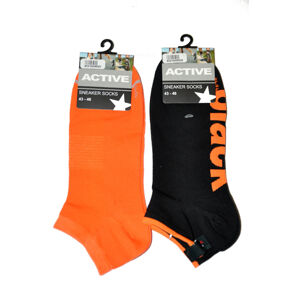 Pánske členkové ponožky WIK 16499 Active Sneaker Socks oranžová 43-46