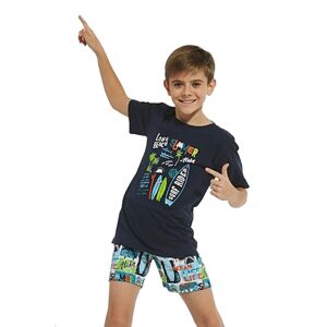 Chlapčenské pyžamo 789/85 kids surfer - Cornet tmavo modrá 98/104