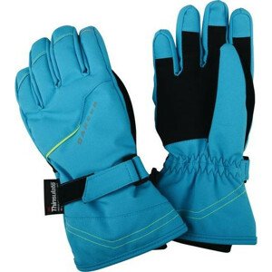 Detské lyžiarske rukavice Dare2B DBG300 Handful Fluro Blue modrá 13 rokov