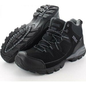Pánska obuv Regatta RMF459 HOLCOMBE MID Black / Granit Černá 46