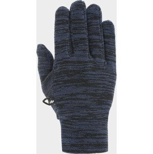 Fleecové rukavice 4F REU301 Tmavomodré modrá M