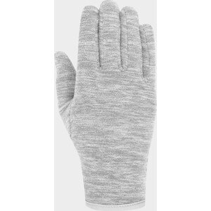 Fleecové rukavice 4F REU302 Šedé šedá L