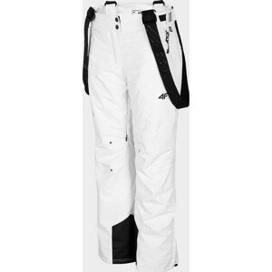 Dámske lyžiarske nohavice 4F SPDN100 Biele biela S