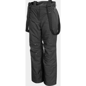 Dámske lyžiarske nohavice 4F SPDN100 Tmavo šedé šedá XL