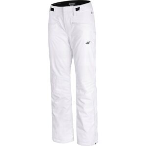Dámske lyžiarske nohavice 4F SPDN004 Biele biela L