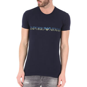 Pánske tričko 111035 0P516 00135 tmavomodrá - Emporio Armani XL tmavo modrá