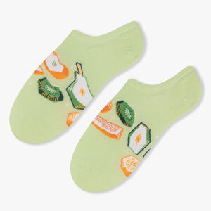 Dámske nízke ponožky 021 zelená 38-40