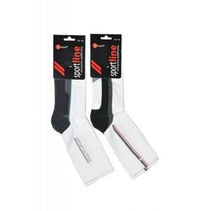 Pánske ponožky Sport Line 7056 - TERJAX biela / čierna 45-47
