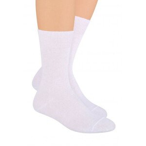 Pánske ponožky 048 white - Steven biela 44/46