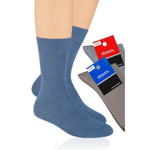 Pánske bavlnené ponožky 048 tmavo modrá 41-43