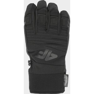 Pánske lyžiarske rukavice 4F REM250 Čierne čierna 7-7,5(S)
