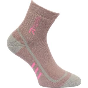 Dámske trekingové ponožky Regatta RWH032 TrekTrail Fialové fialová 3-5