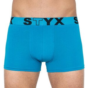 Pánske boxerky Styx športové guma nadrozměr svetlomodré (R969) 5XL