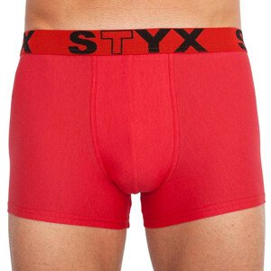 Pánske boxerky Styx športové guma červené (G1064) XXL