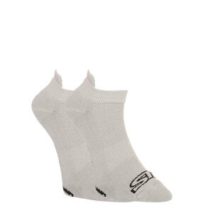 Ponožky Styx nízke šedej s čiernym logom (HN1062) 40-42