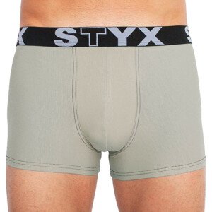 Pánske boxerky Styx športové guma svetlo šedej (G1062) XL