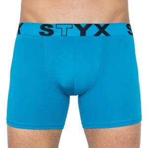 Pánske boxerky Styx long športové guma svetlomodré (U969) XL