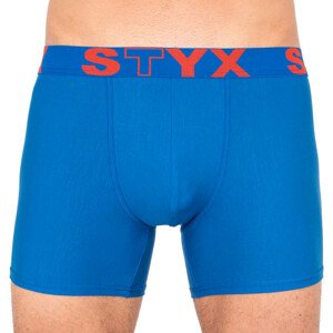 Pánske boxerky Styx long športové guma modré (U967) XL