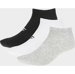 Dámske ponožky 4F SOD302 Šedé_Bílé_Černé (3 páry) šedá 35-38