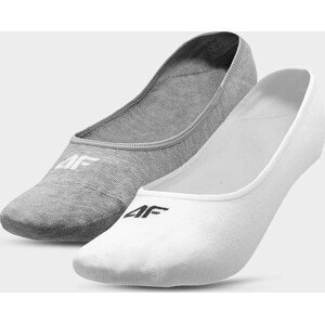 Dámske ponožky 4F SOD304 sivá a biela sivá a biela 35-38