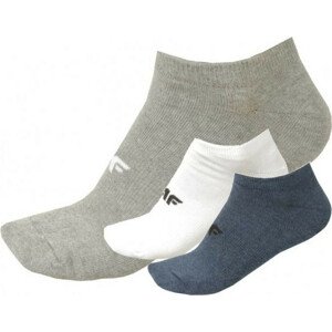 Pánske ponožky 4F SOM301A Modré, Šedé, Biele modrá 39-42