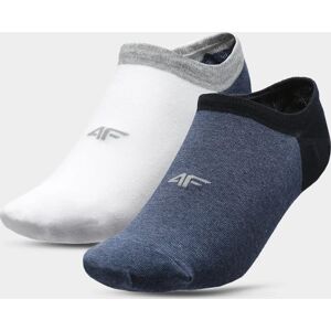 Pánske ponožky 4F SOM200 Biele, modré biela 39-42