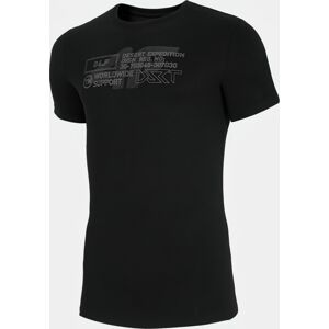 Pánske tričko 4F TSM214 Čierne čierna S