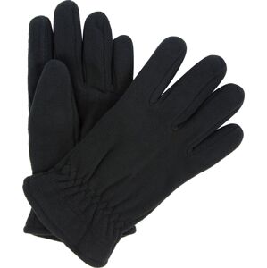 Pánske fleecové rukavice Regatta RMG014 Kingsdale Glove Čierne Cernay SM