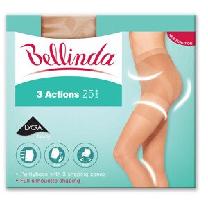 Pančuchové nohavice 3 ACTIONS telová - Bellinda telo L