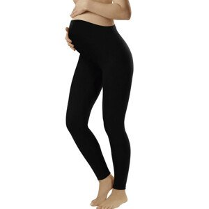 Tehotenské legíny Leggins long black - ITALIAN FASHION čierna XL