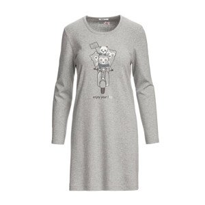 Vamp - Dámska nočná košeľa s potlačou medveďov 13527 - Vamp gray melange m