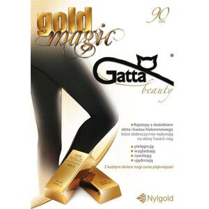 Dámske pančuchové nohavice Gatta Gold Magic 90 deň nero / čierna 2-S