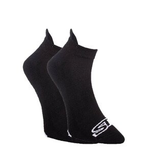 Ponožky Styx nízke čierne s bielym logom (HN960) 46-48