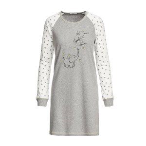 Vamp - Dámska pohodlná nočná košeľa 13554 - Vamp melanžově šedá m