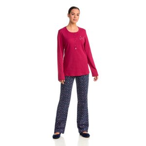 Vamp - Dámske pohodlné pyžamo 13911 - Vamp red rose l