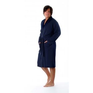 HENRI pánske kimono XL dlhý župan kimono tmavo modrá 5952