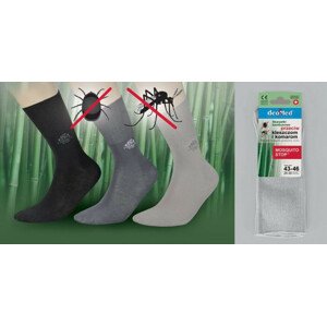 Ponožky Mosquito Stop BLACK\RED 43-46
