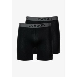 Pánske boxerky 2 pack 22152932 3D Innovations - Jockey M čierna