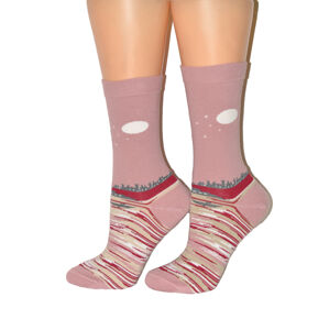 Dámske ponožky PRE Women Socks 25616 tmavě modrá/modrá 36-40