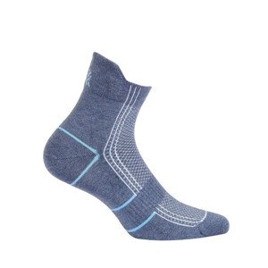Pánske vzorované členkové ponožky modrá 42-44