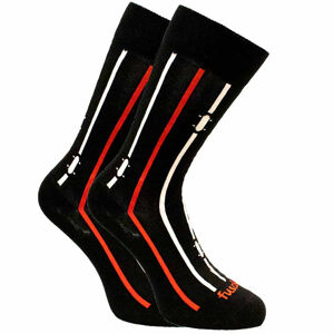 Veselé ponožky Fusakle na dosku čierne (--0941) M